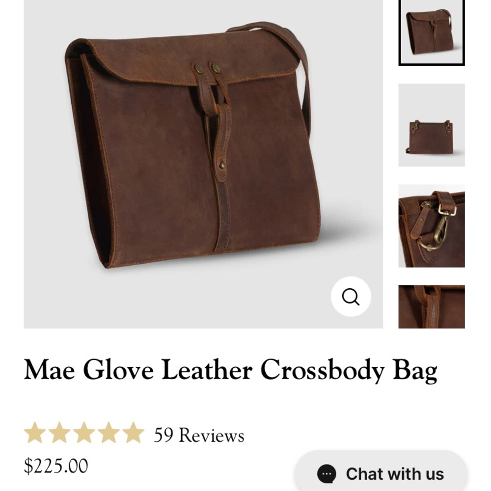 Baseballism Mae Glove Leather Crossbody bag